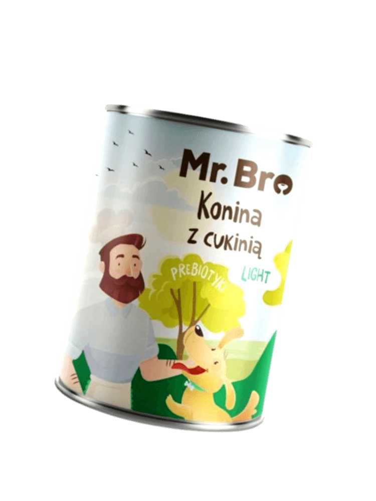 Mokra Karma LIGHT Konina z Cukinią 400 g – Monoproteinowa