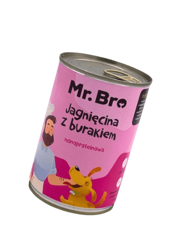 Mokra Karma Jagnięcina z Burakiem 400 g – Monoproteinowa