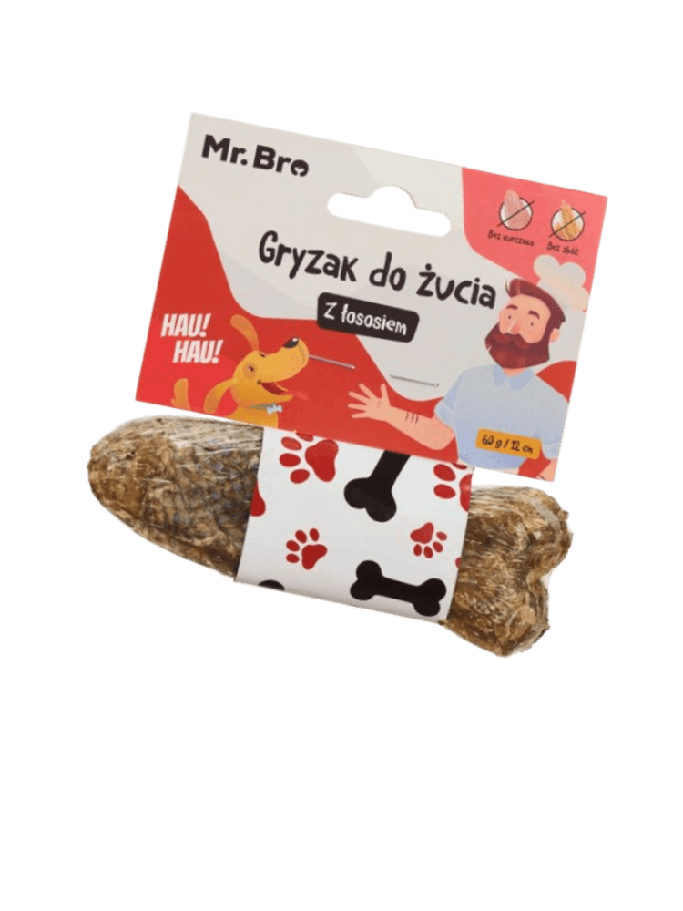 Kość Gryzak Do Żucia Rybka z Łososiem 12 cm