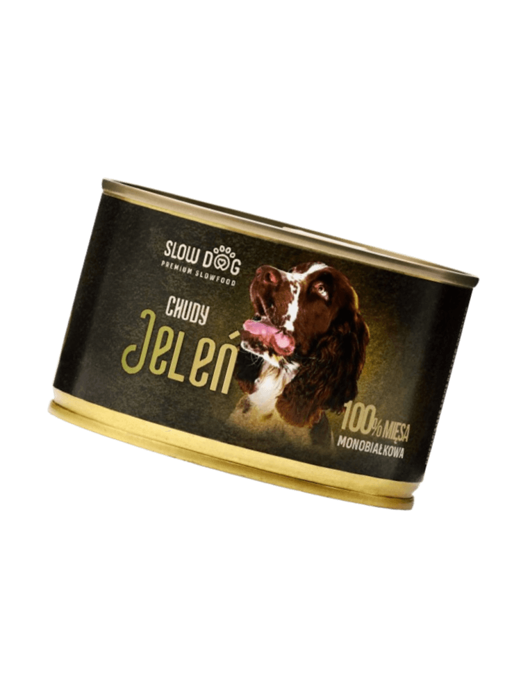 Chudy Jeleń, Mokra karma uzupełniająca dla psa, 410 g