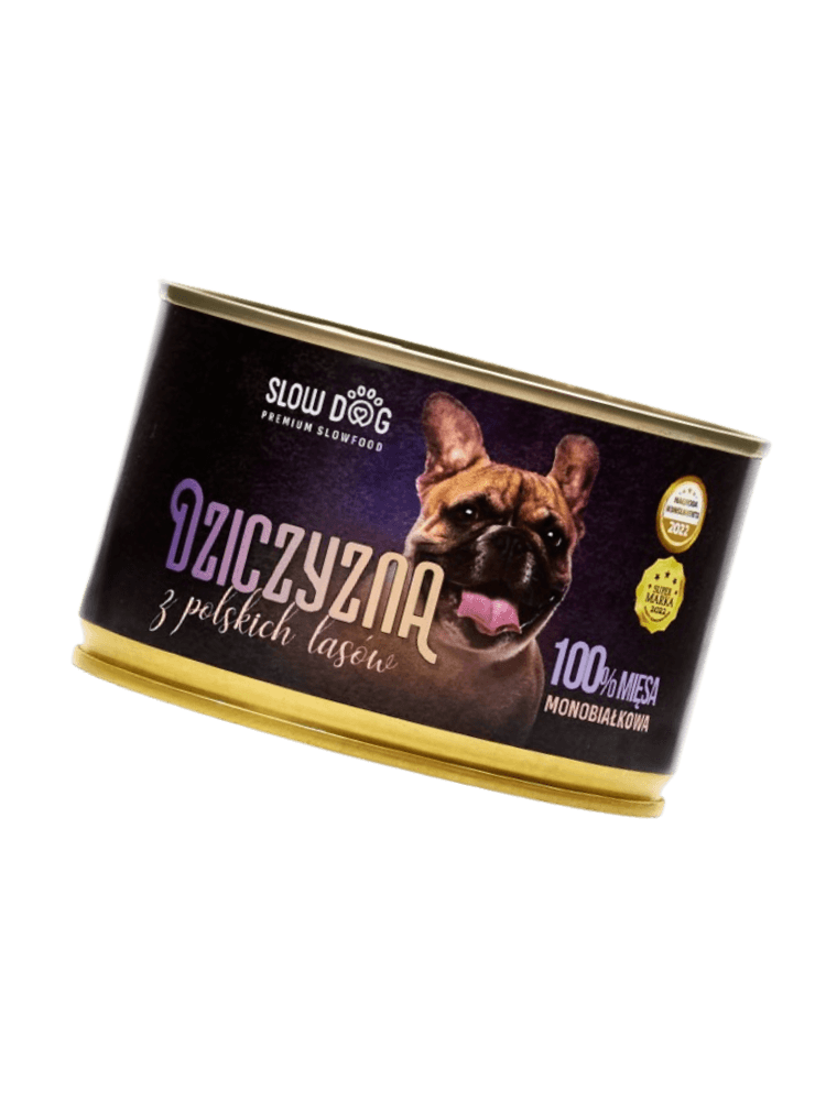 Dziczyzna z polskich lasów, Mokra karma uzupełniająca dla psa, 410 g