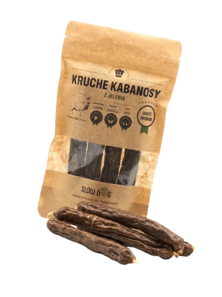Kruche kabanosy z jelenia, 100 g