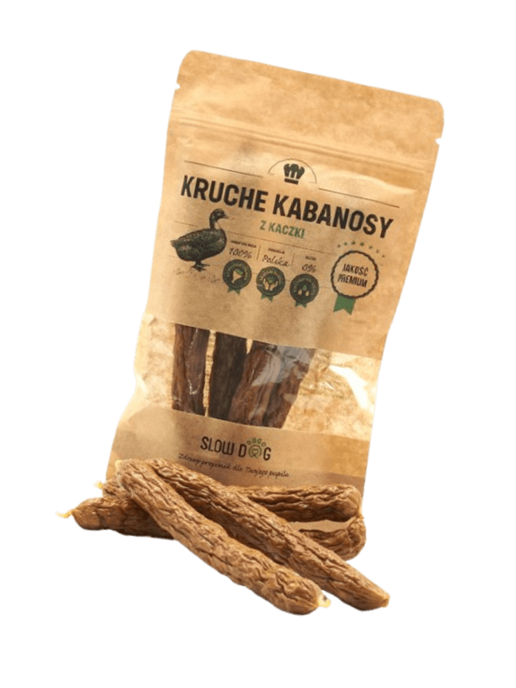 Kruche kabanosy z kaczki, 100 g