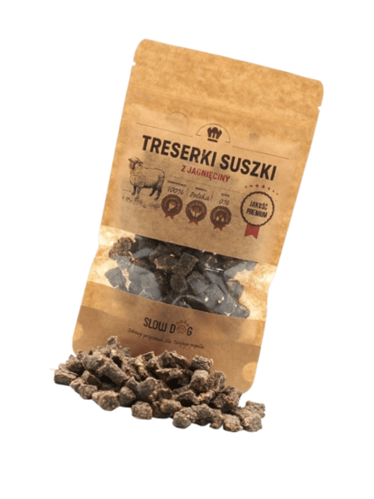 Treserki suszki z jagnięciny – 100%, 100 g