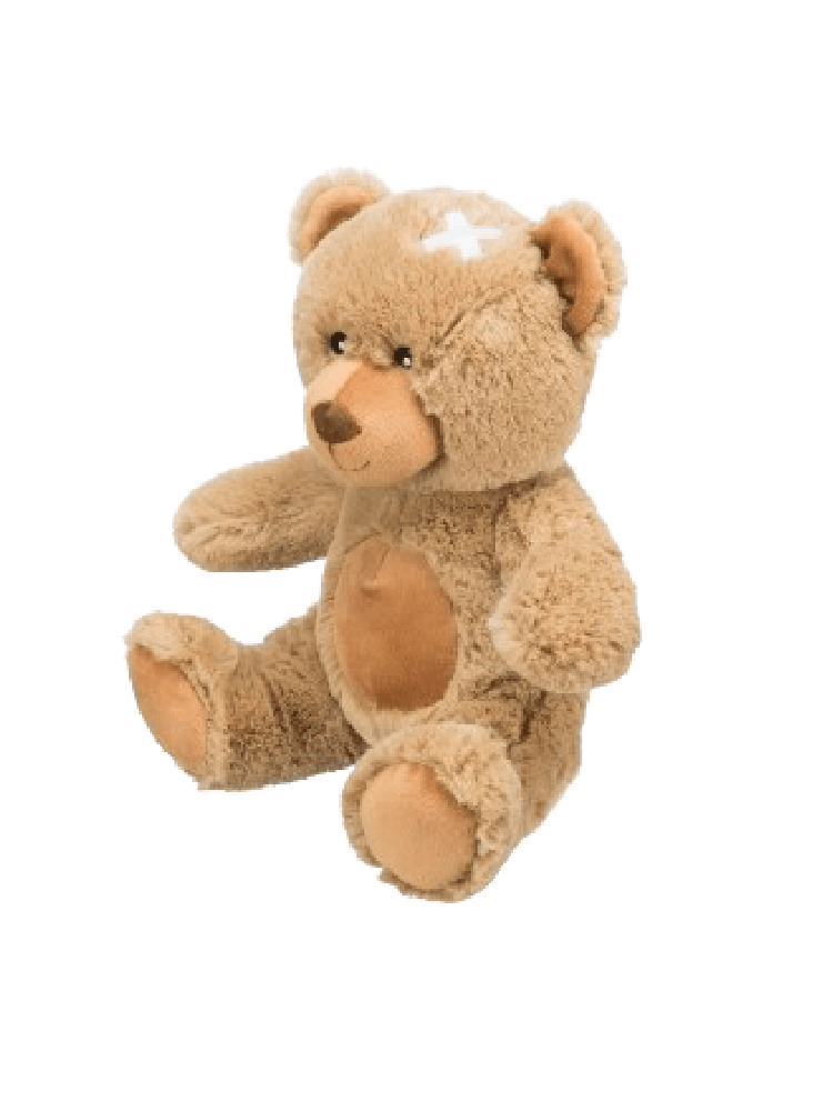 Miś Teddy, pluszowy z dźwiękiem, zabawka dla psa 23 cm