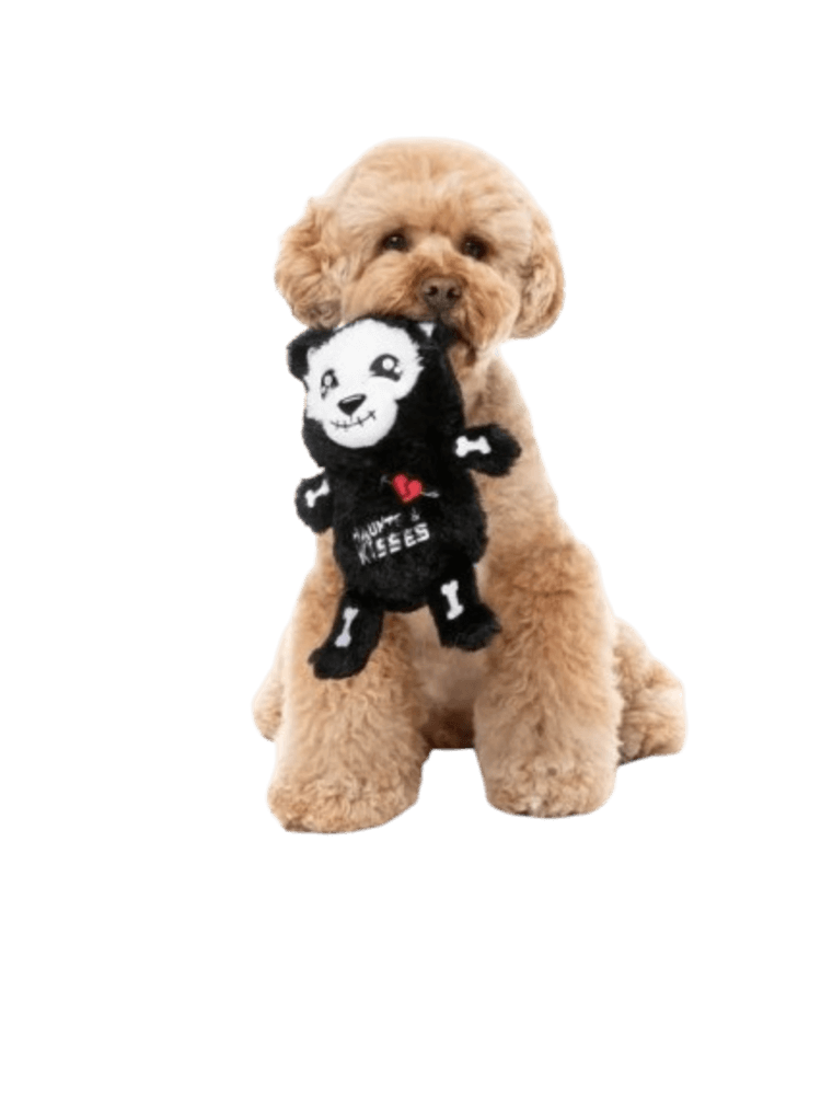 Halloween Słodki Miś Deaddy pluszak z piszczałkami dla psiaków