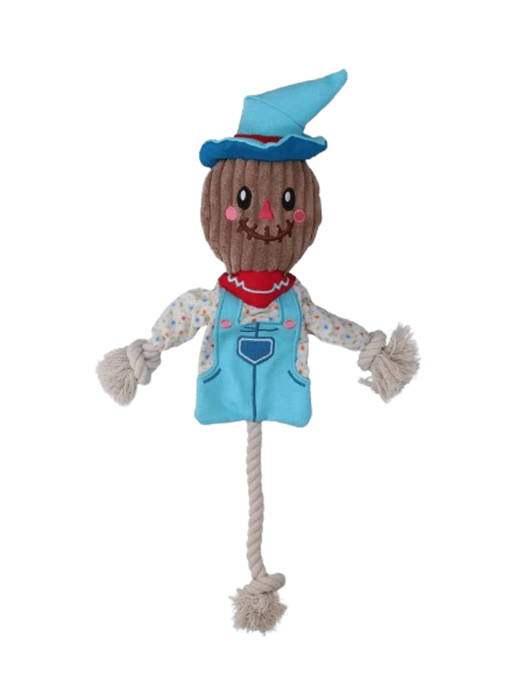 Scarecrow Scary Calvin M – strach na wróble Calvin, rozmiar M, szarpak dla psa