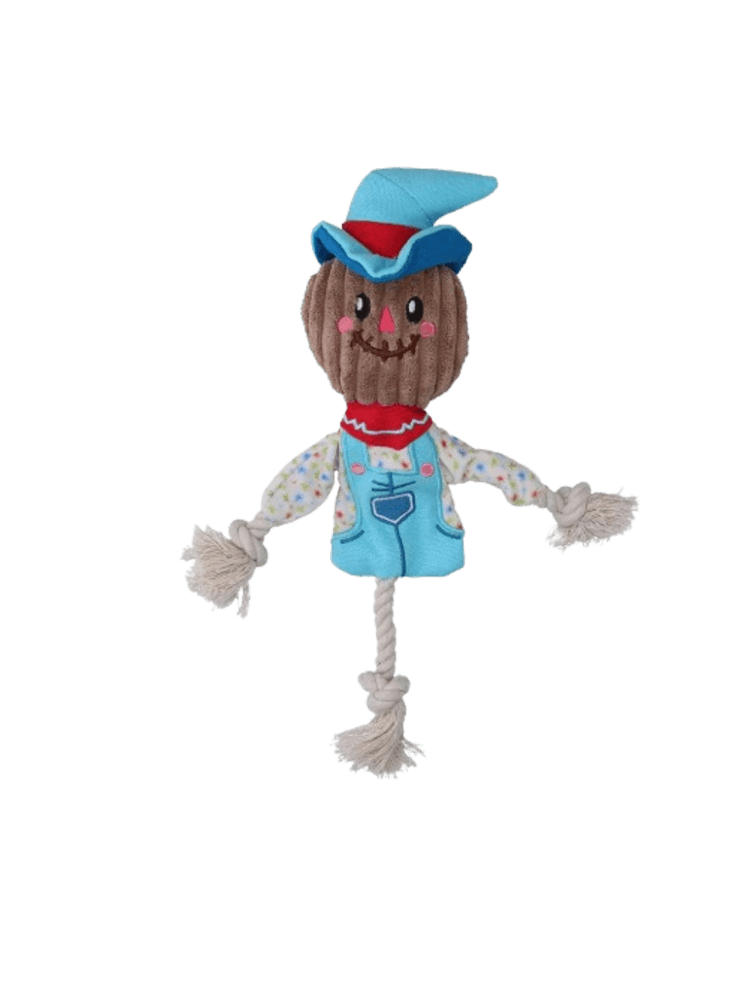 Scarecrow Scary Calvin S – strach na wróble Calvin, rozmiar S, szarpak dla psa