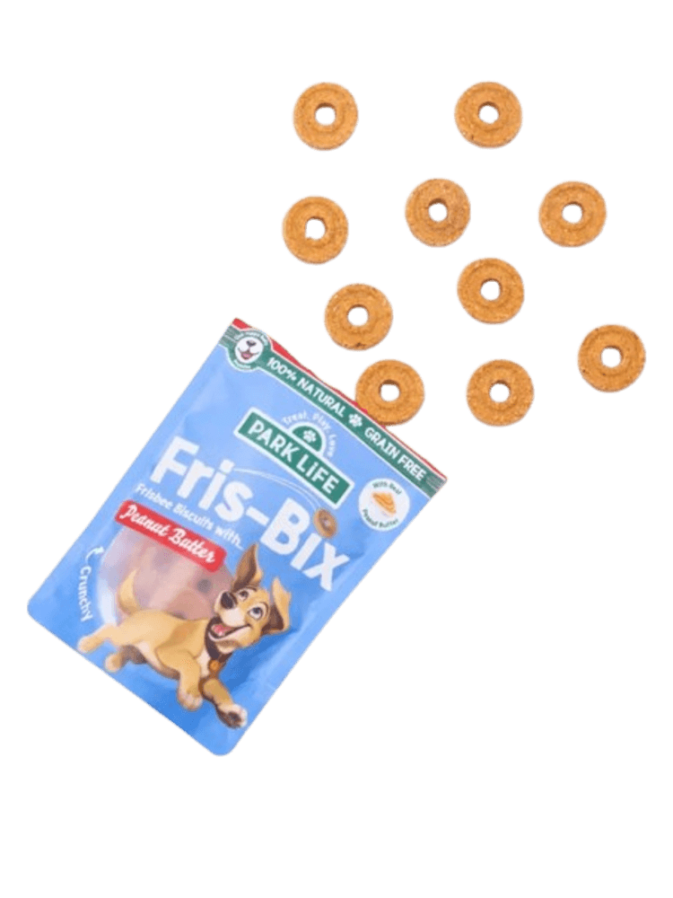 Ciasteczka w kształcie Fris Bix Frisbee z masłem orzechowym 100 g