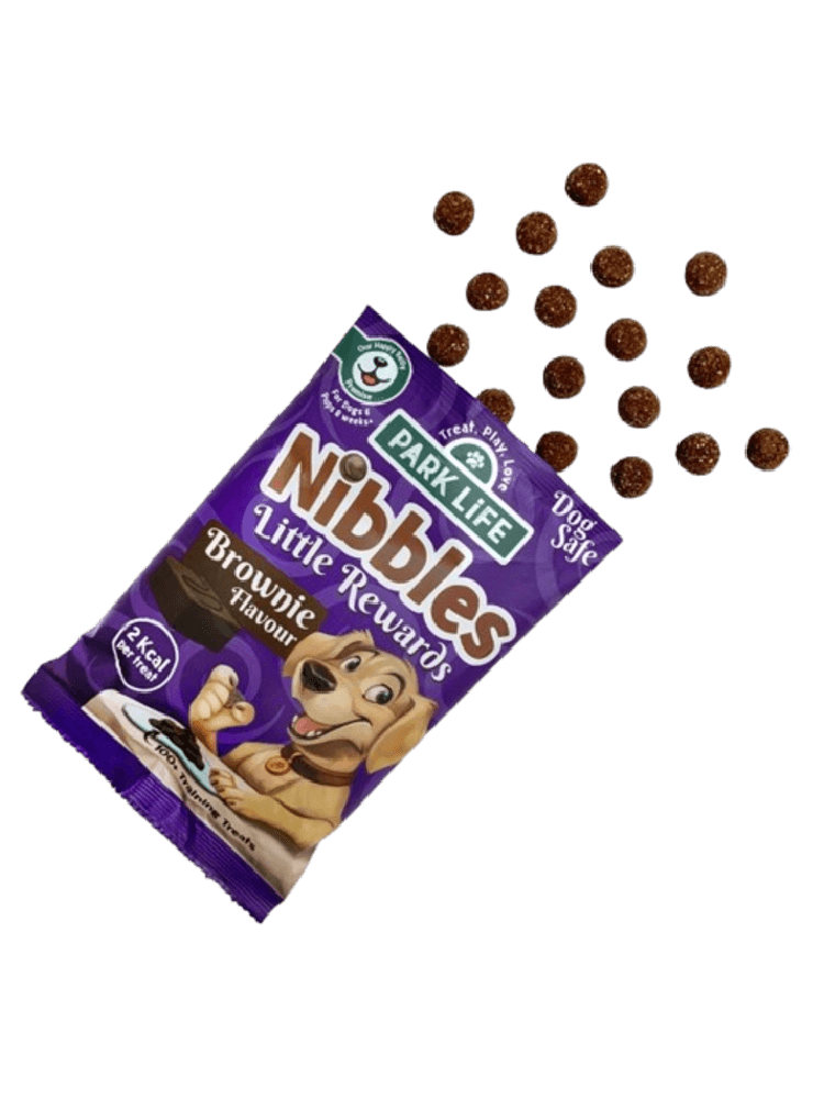 Nibbles Little Rewards  –  treningowe przysmaki – Smak Brownie 80 g