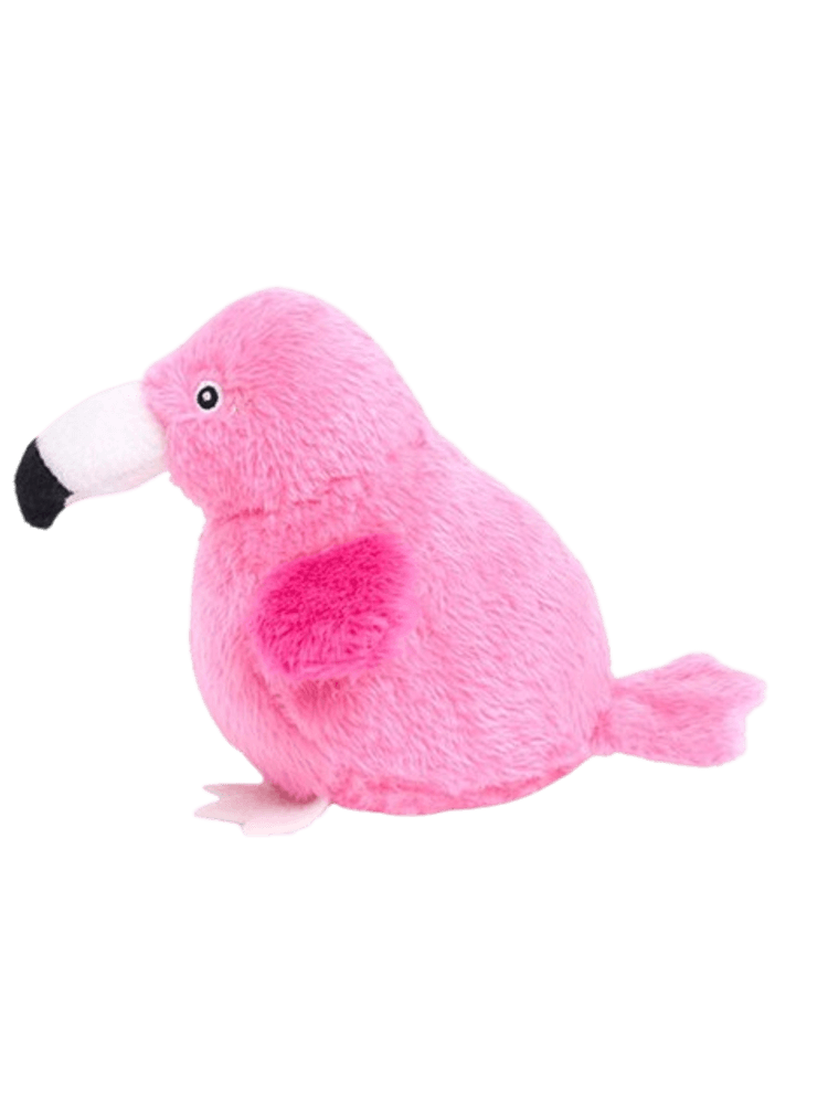ZippyTuff+ 2 w 1 Birdiez – Flamingo – Zabawka dla psa 2w1