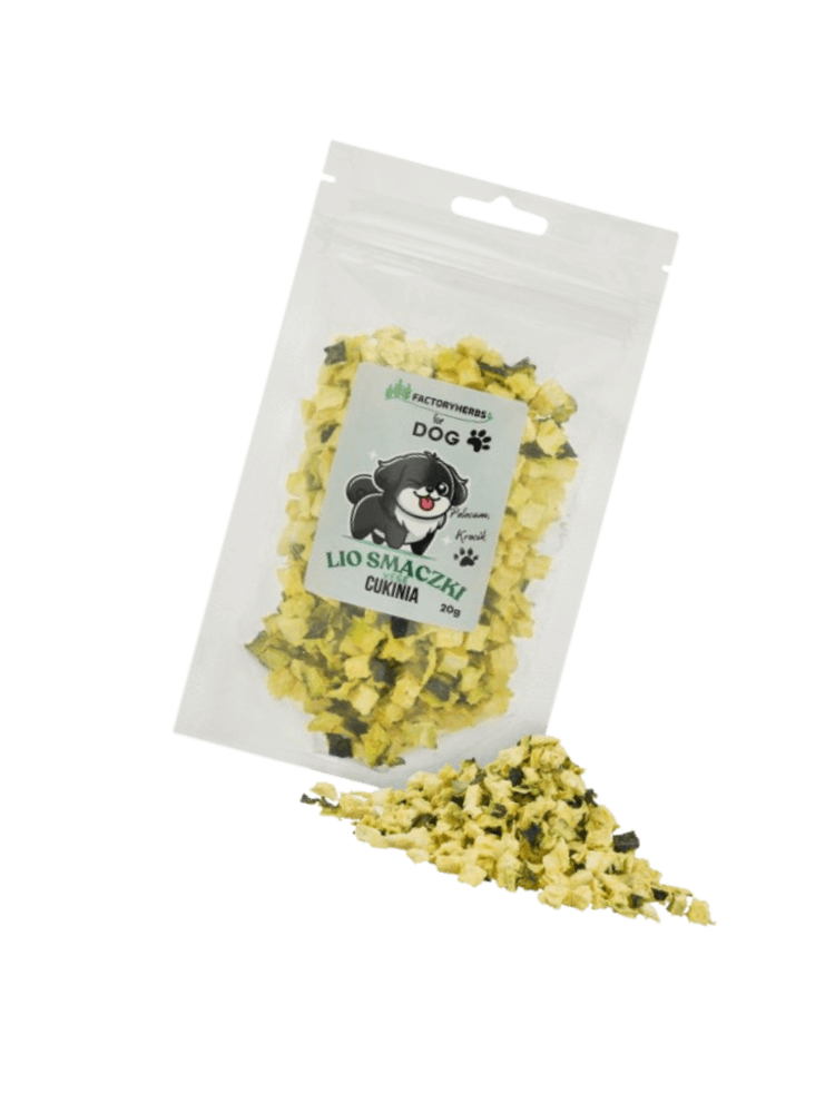 FOR DOG Liofilizowane smaczki dla psa cukinia 20 g