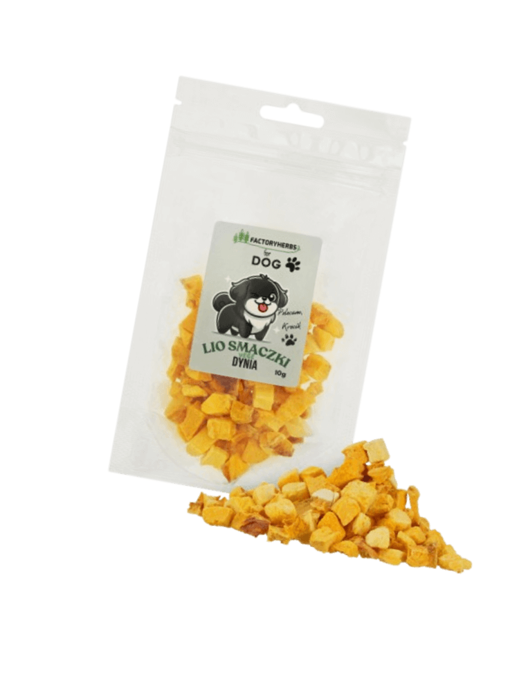 FOR DOG Liofilizowane smaczki dla psa dynia 10 g