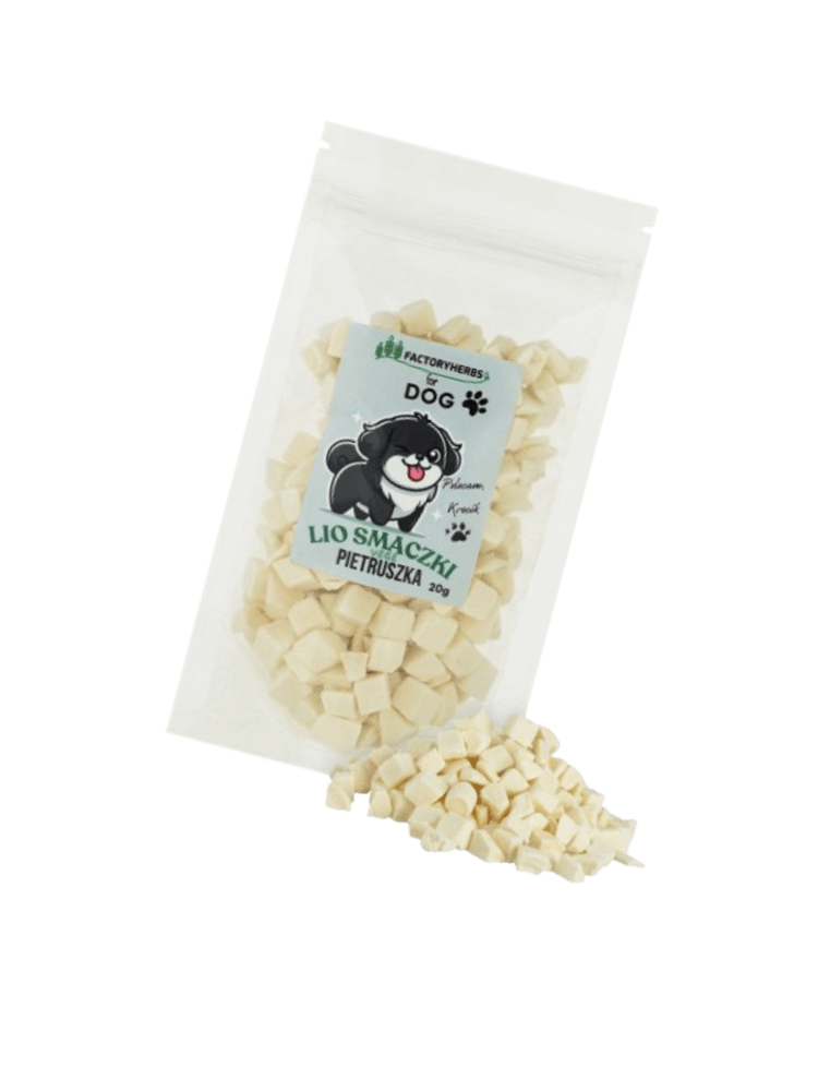 FOR DOG Liofilizowane smaczki dla psa pietruszka 20 g