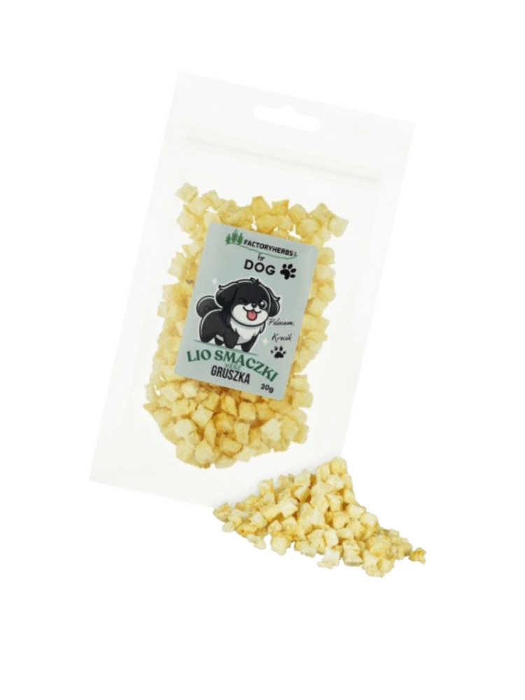 FOR DOG Liofilizowane smaczki dla psa gruszka 20 g