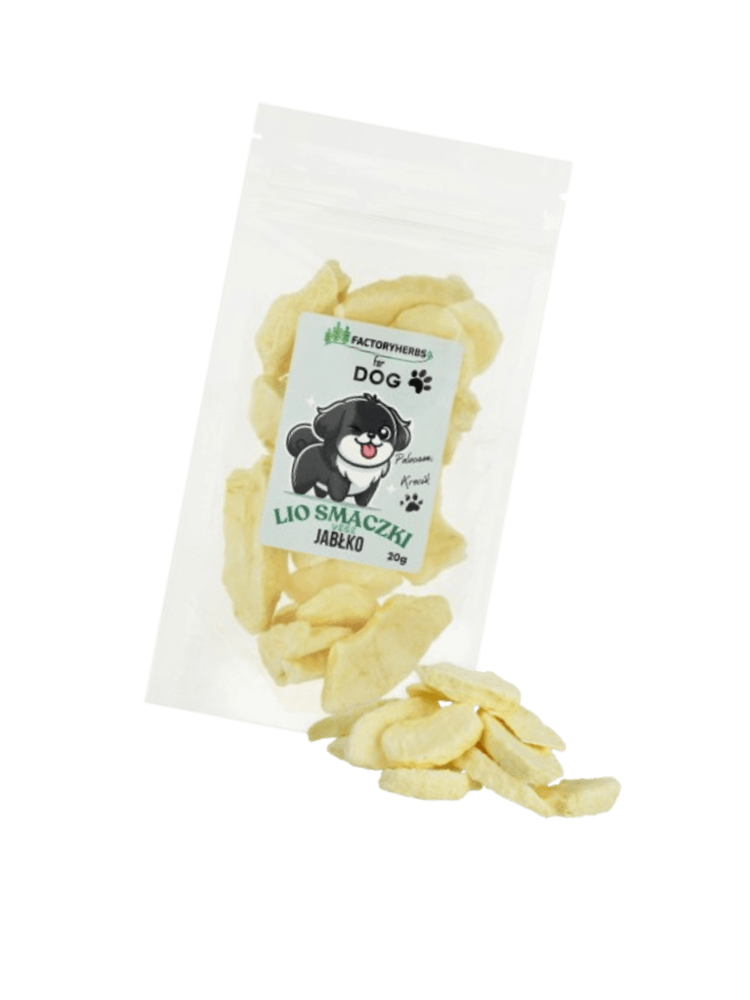 FOR DOG Liofilizowane smaczki dla psa jabłko 20 g