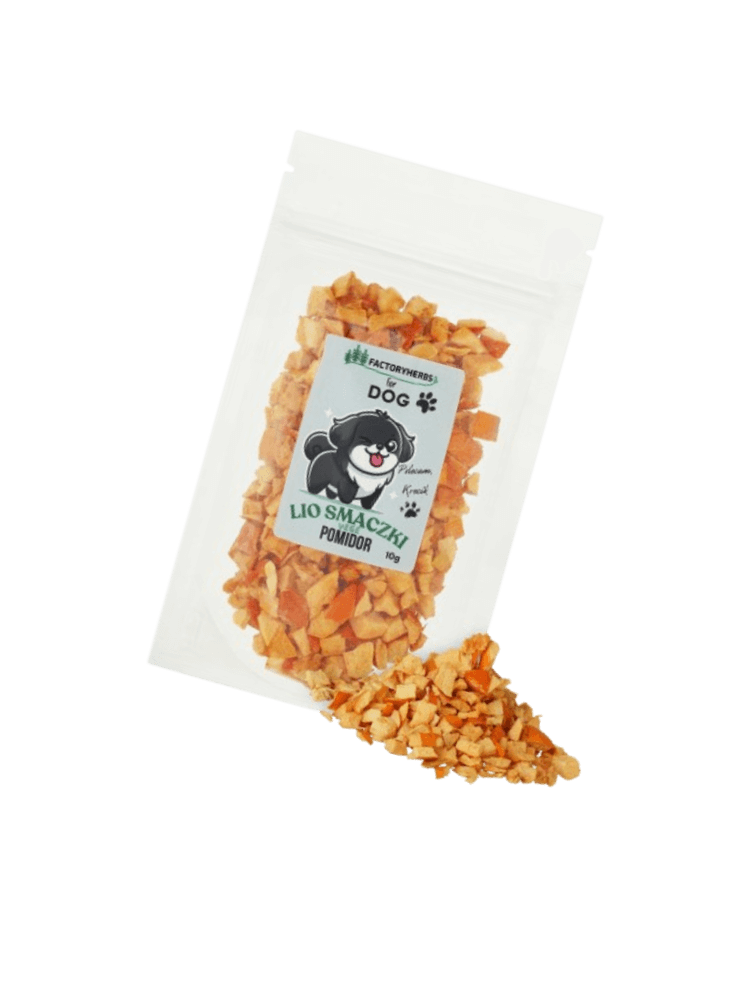 FOR DOG Liofilizowane smaczki dla psa pomidor 10 g
