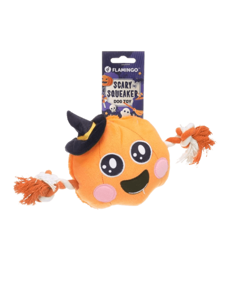 Halloween Dynia pluszowa zabawka dla psa