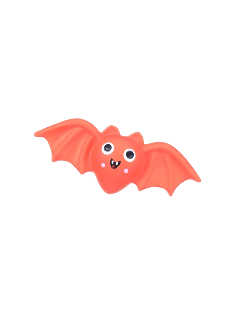 Halloween Nietoperz pomarańczowy lateksowa zabawka dla psa