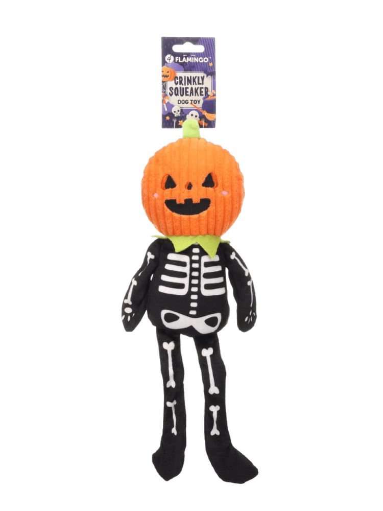 Halloween  Szkieletor Dynia pluszowa zabawka dla psa