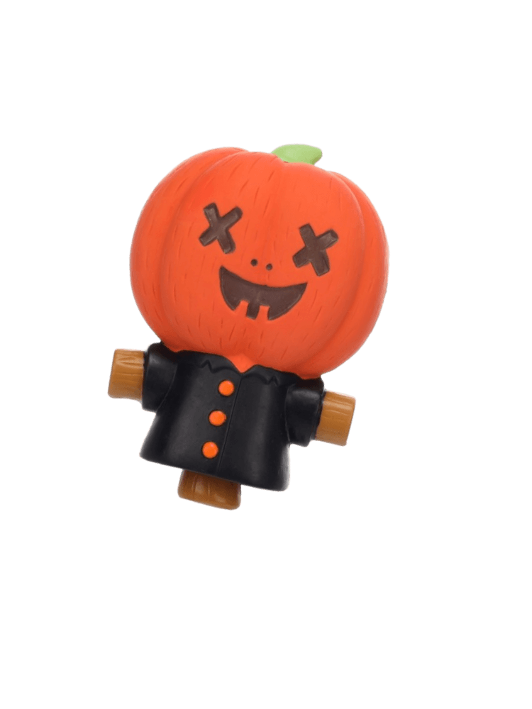 Halloween Strach na wróble dynia czarna lateksowa zabawka dla psa
