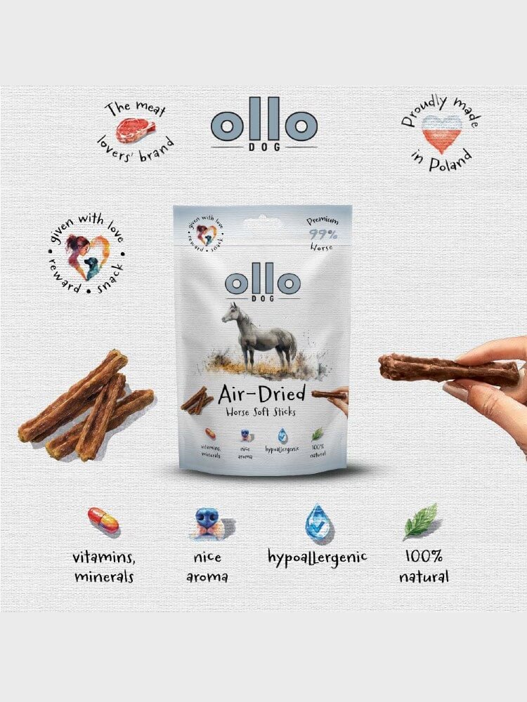 Air-Dried Soft Duck Sticks  –  hipoalergiczne, monobiałkowe paski z kaczki dla psa, 80 g