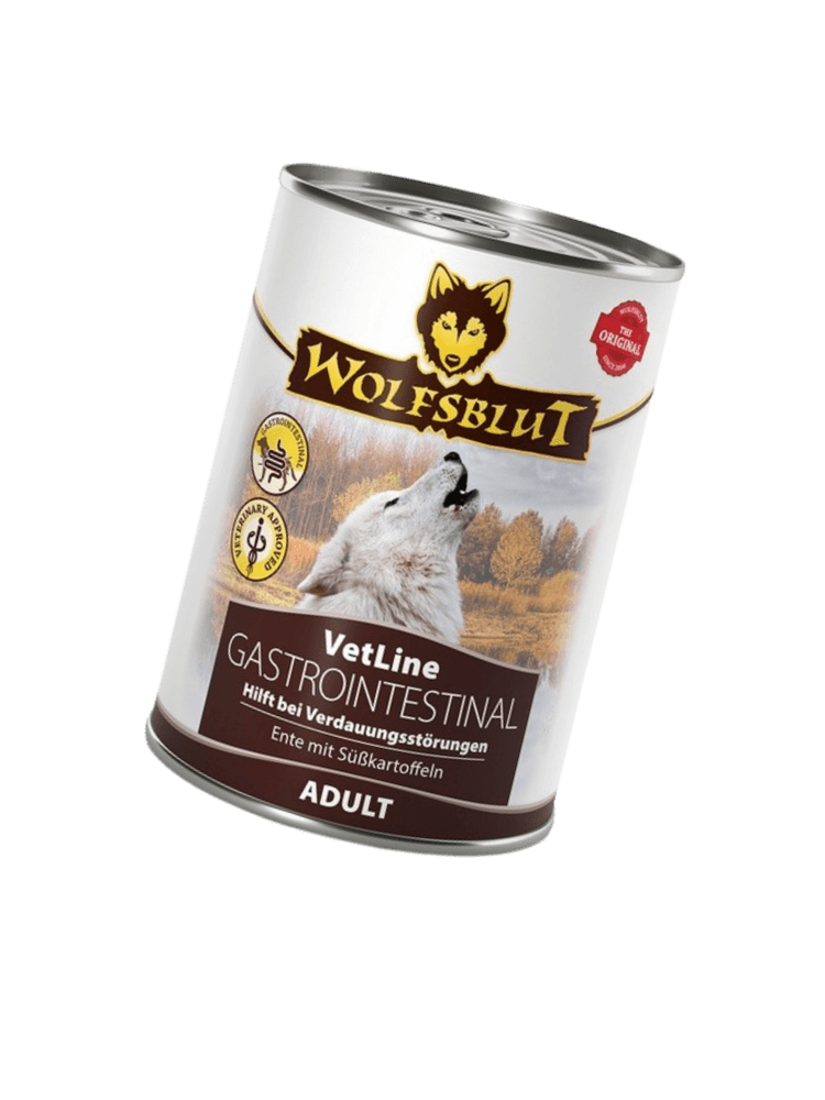 Dog VetLine Gastrointestinal – wsparcie jelit – kompletna dietetyczna mokra karma dla dorosłych psów 395 g