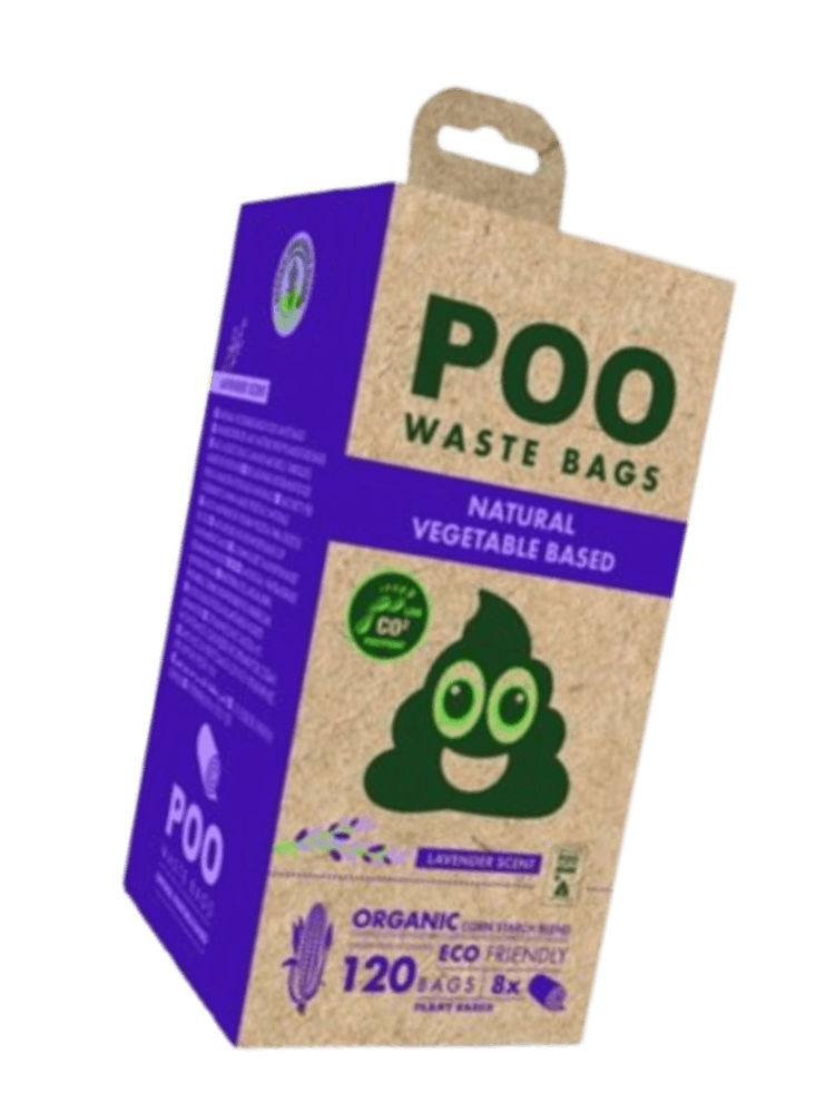 Woreczki na psie odchody o zapachu aromatycznej lawendy 120 szt (8×15 szt)
