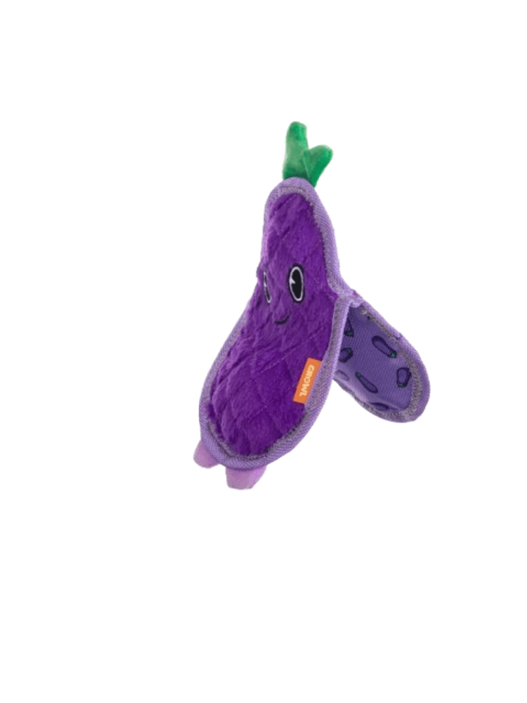 Flip Floppz Eddie the Eggplant – Bakłażan zabawka dla psa, 22 cm