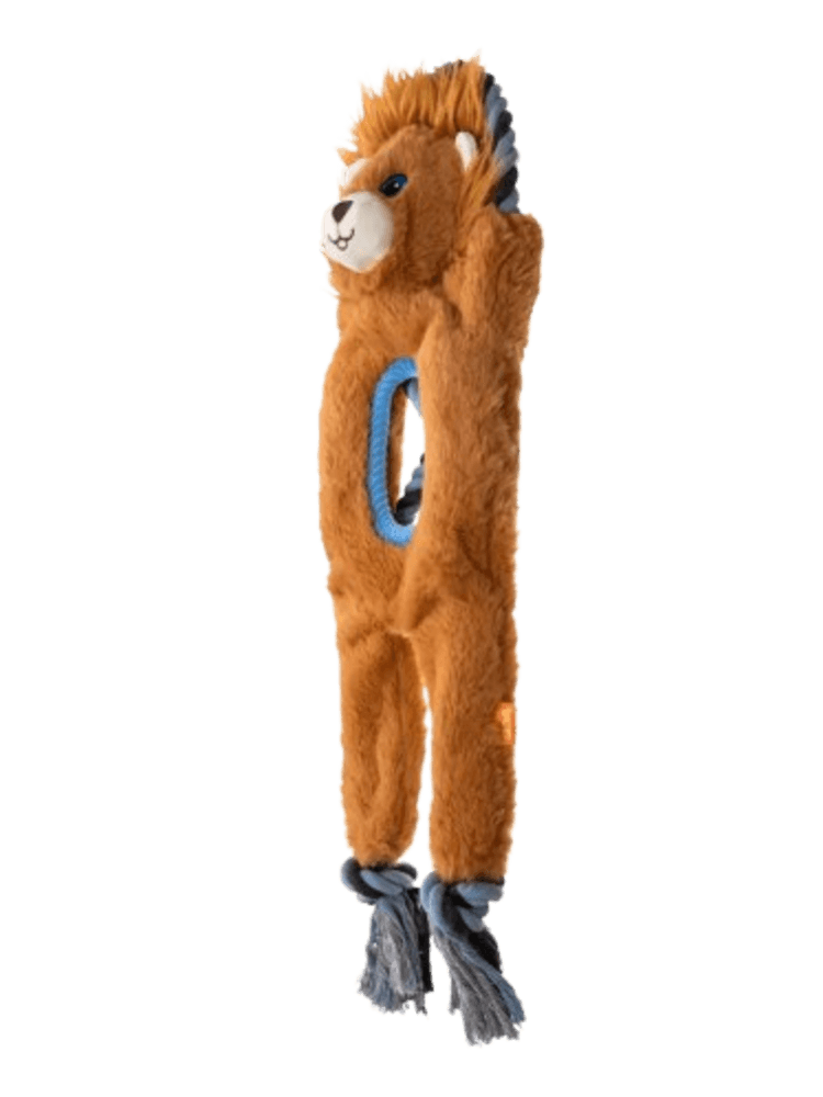 Jungle Tugz Louie the Lion – Lew, zabawka szarpak z piszczałkami, 58 cm
