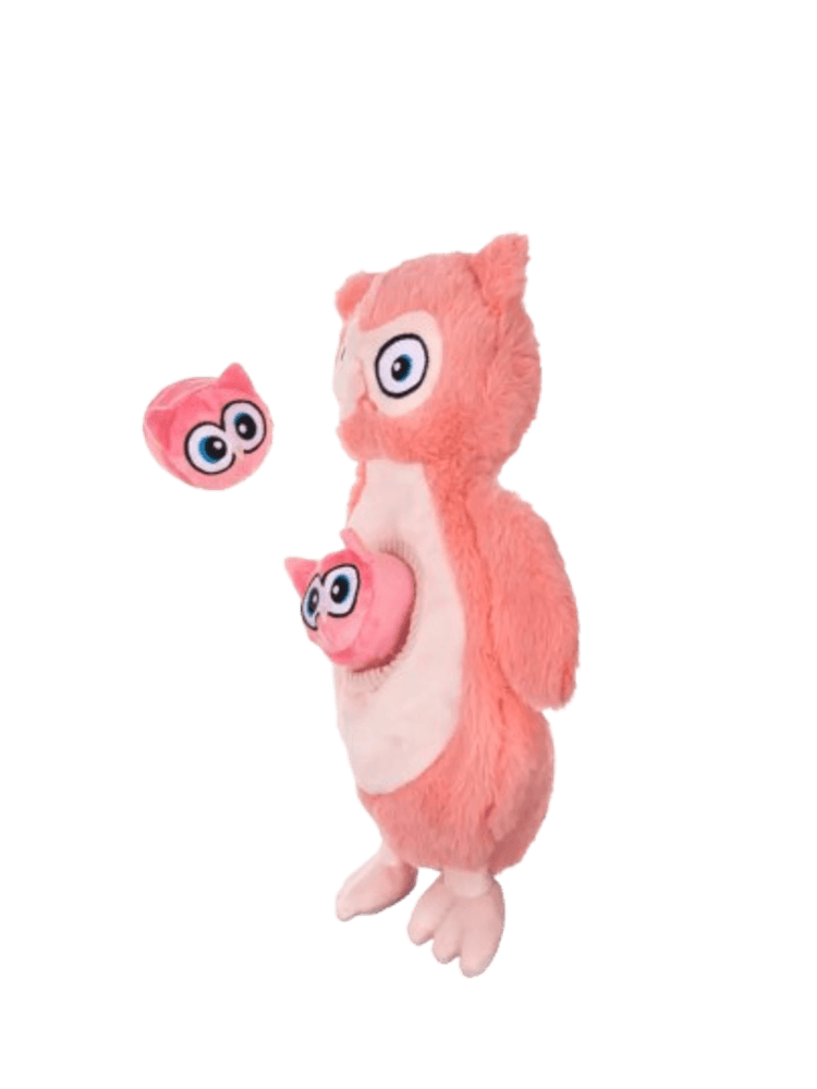 Sidekicks Hoot i Hootlet- Sowa z sówkami zabawka węchowa dla psa