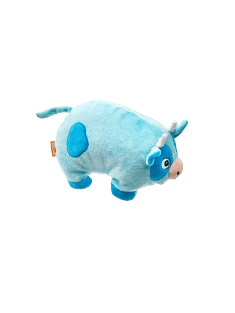 Trofflers Moo Moo the Cow – miękka, pluszowa zabawka z dużą piszczałką, dla psa 21 cm
