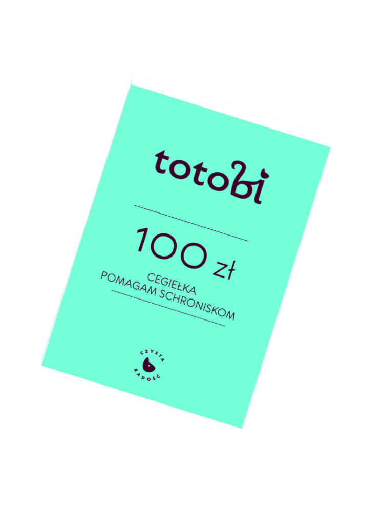 Pomagam schroniskom Cegiełka 100 zł