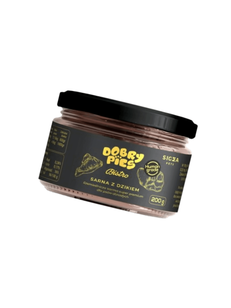 Mokra karma dla psa Bistro Premium Sarna z dzikiem 200 g