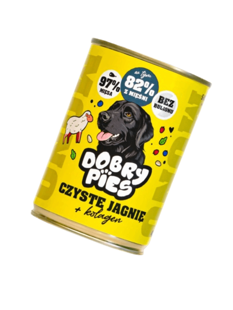 Mokra karma dla psa Czysta Jagnięcina+ kolagen 400 g