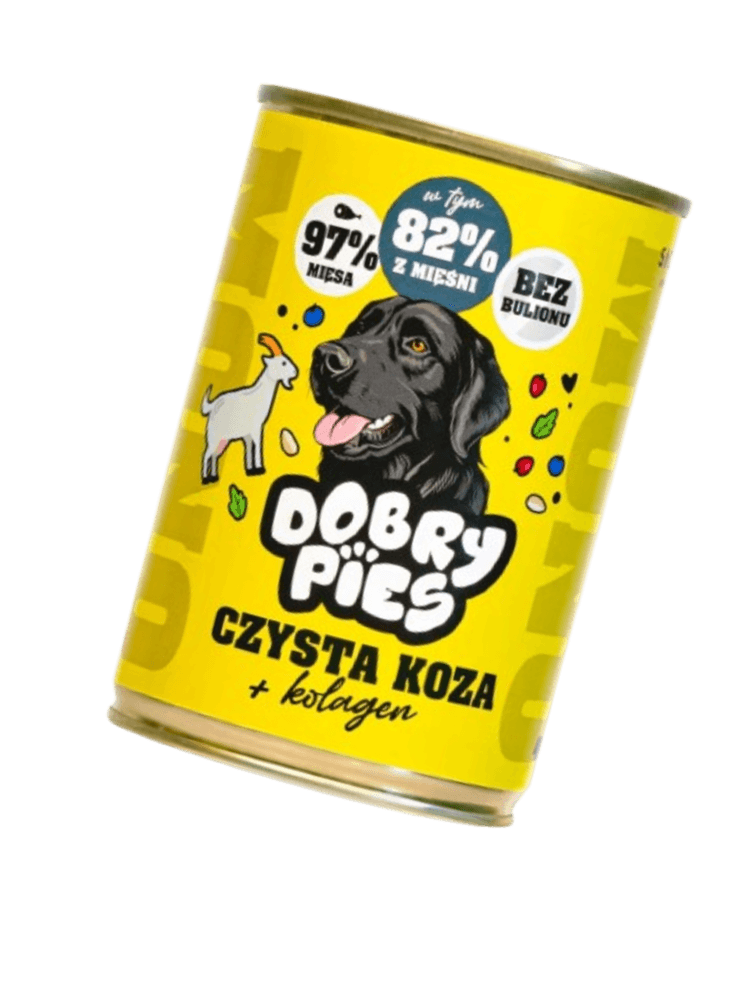 Mokra karma dla psa Czysta kozina + kolagen 400 g