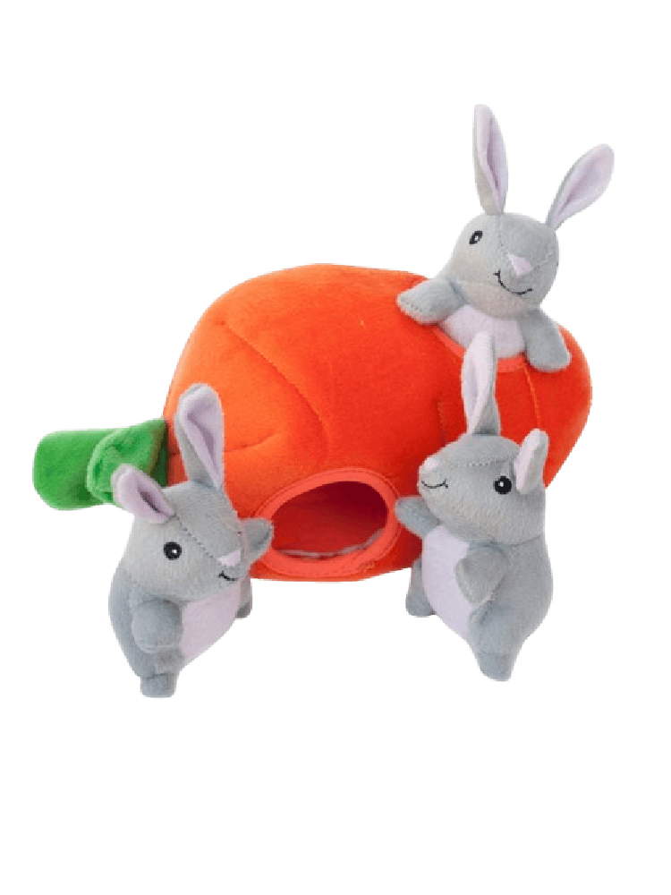 Zippy Burrow – Bunny ‘n Carrot – marchewka z króliczkami, norka węchowa dla psa