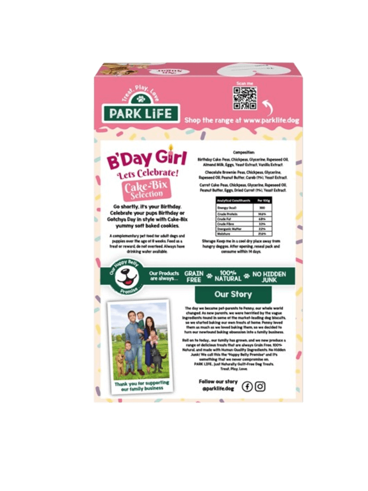 B’Day Girl Cake-Bix Selection – urodzinowy zestaw przysmaków dla niej, 240 g